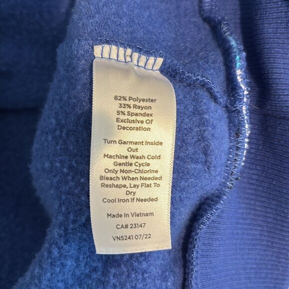 TALBOTS T BY TALBOTS FEATHERWEIGHT TERRY HOODED PULLOVER SIZE S - Picture 10 of 10